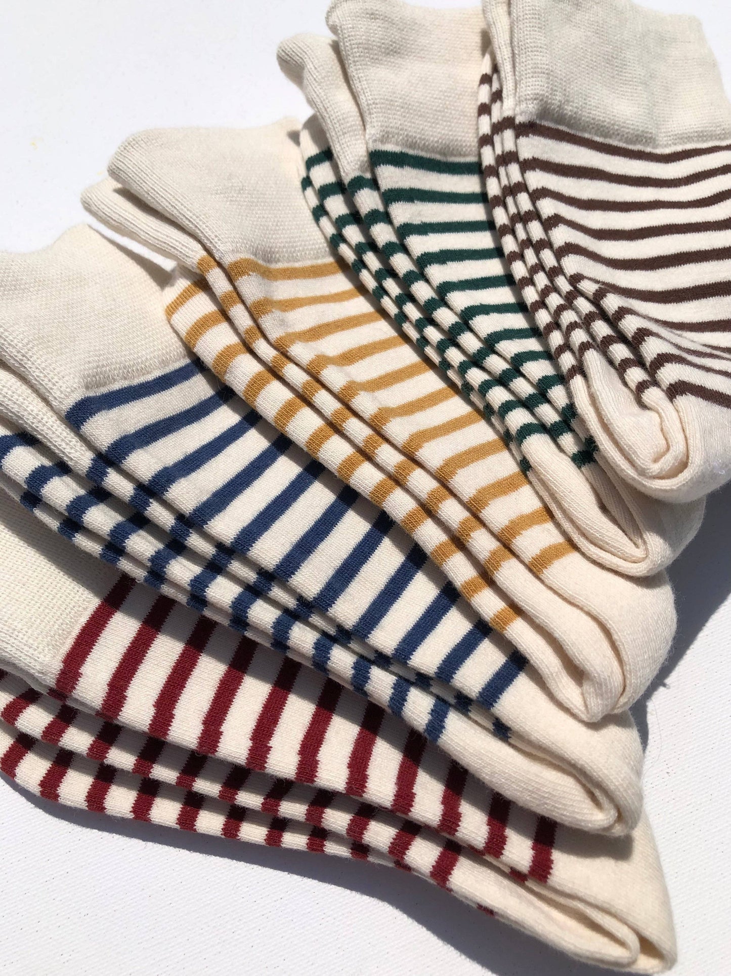 Striped Crew Socks