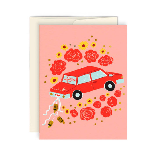Just Married - Greeting Card