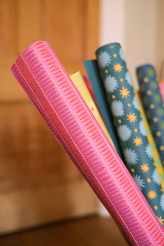 Pink Stripes - Wrapping Paper