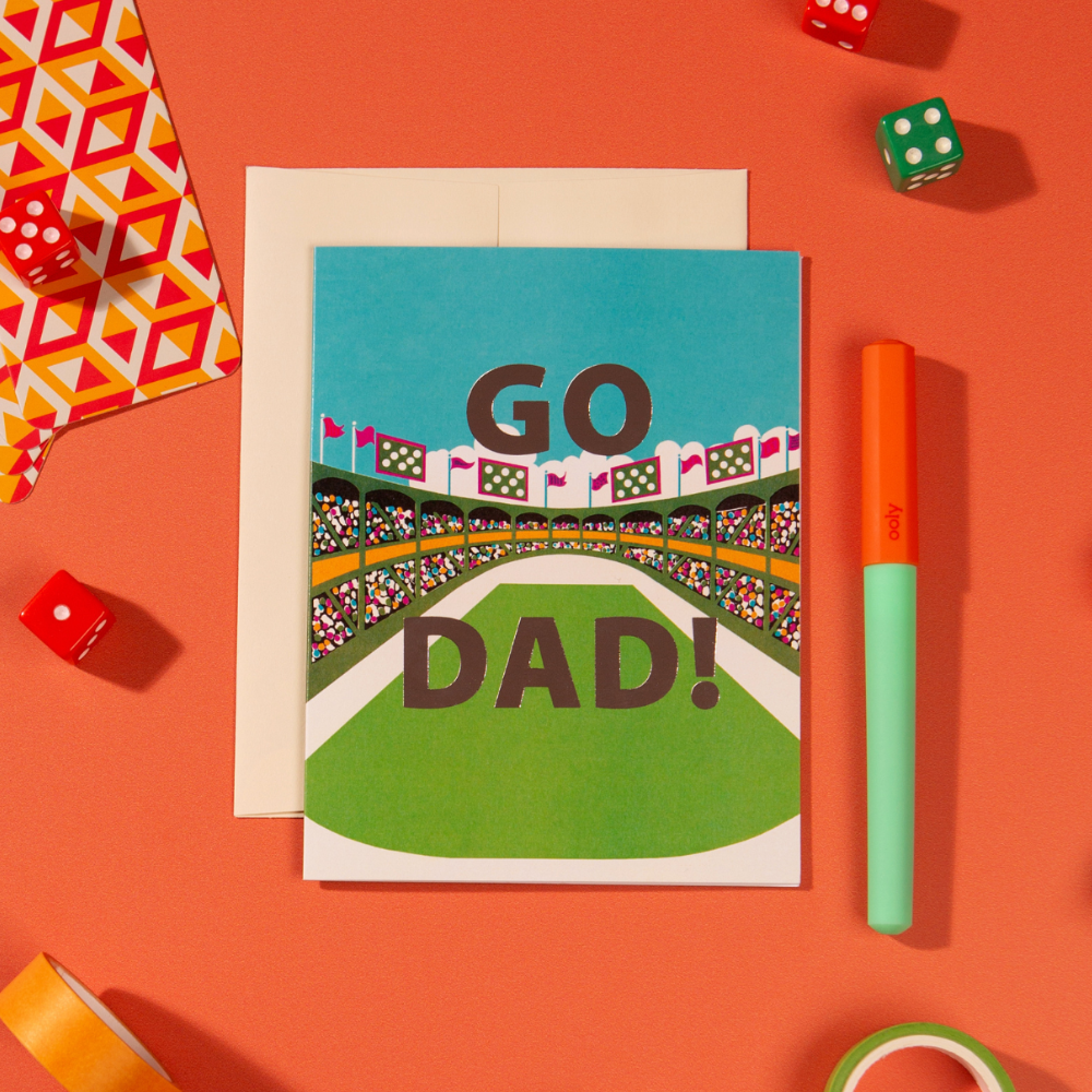 Go Dad! – Foil Father’s Day ✿ Celebration Card