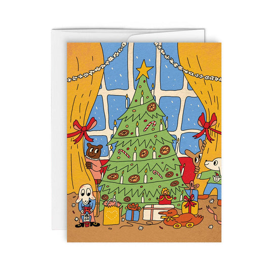 Holiday Gathering — Greeting Card