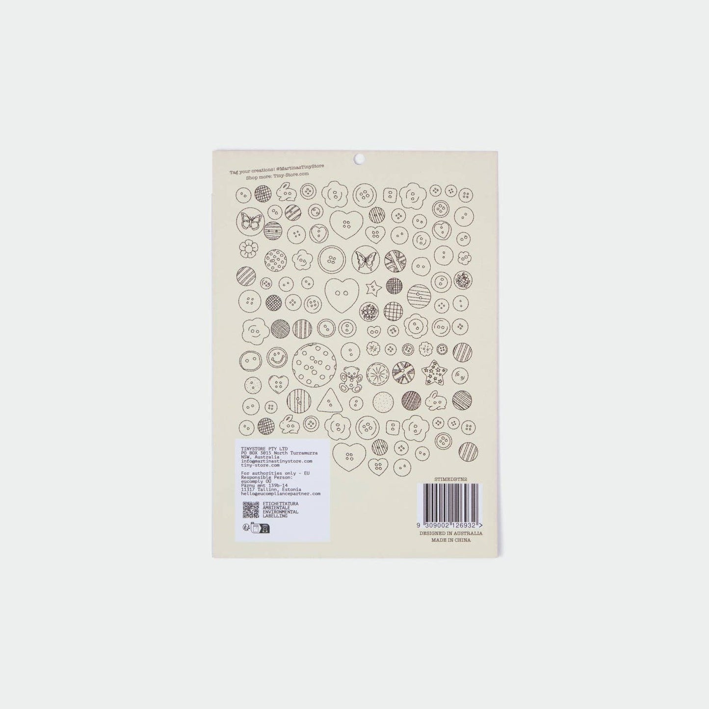 Buttons - Sticker Sheet