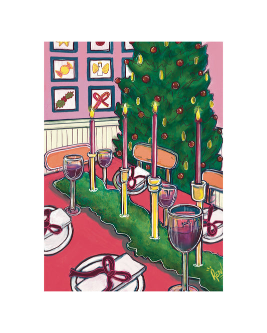 Holiday Dinner - Greeting Card