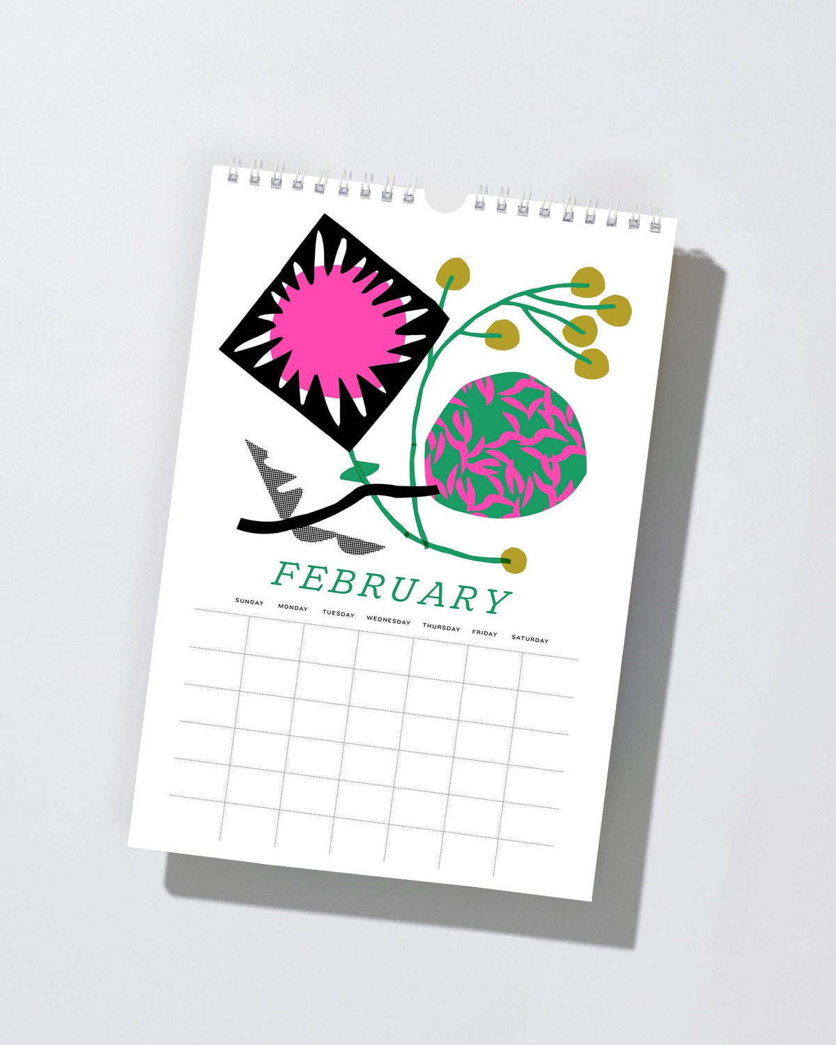 2027 Wild Flowers - Risograph Wall Calendar