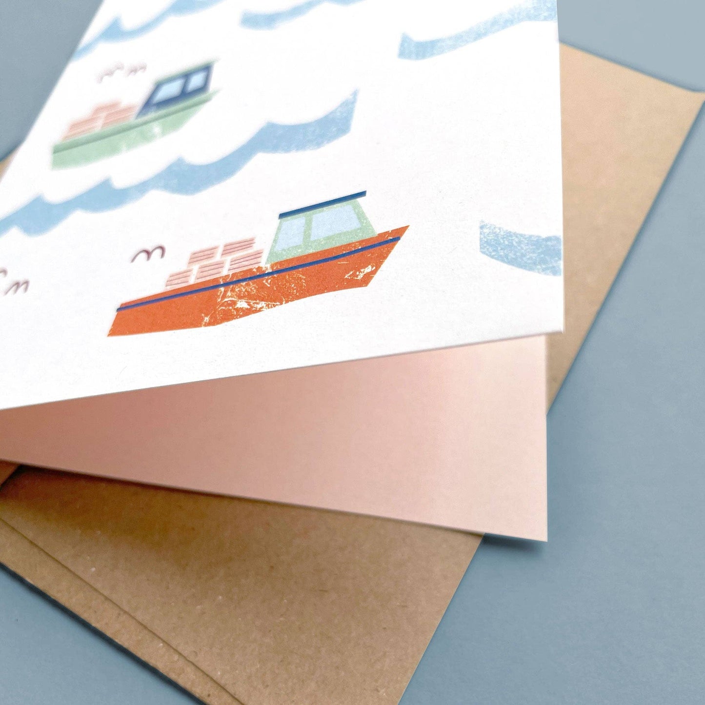 Lobster Boats- Greeting Card