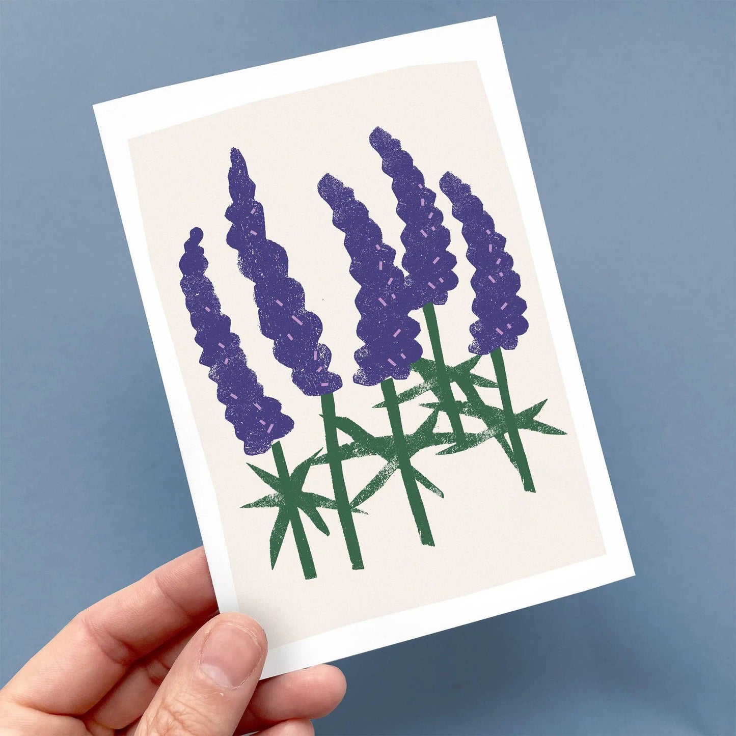 Wild Lupins - Greeting Card