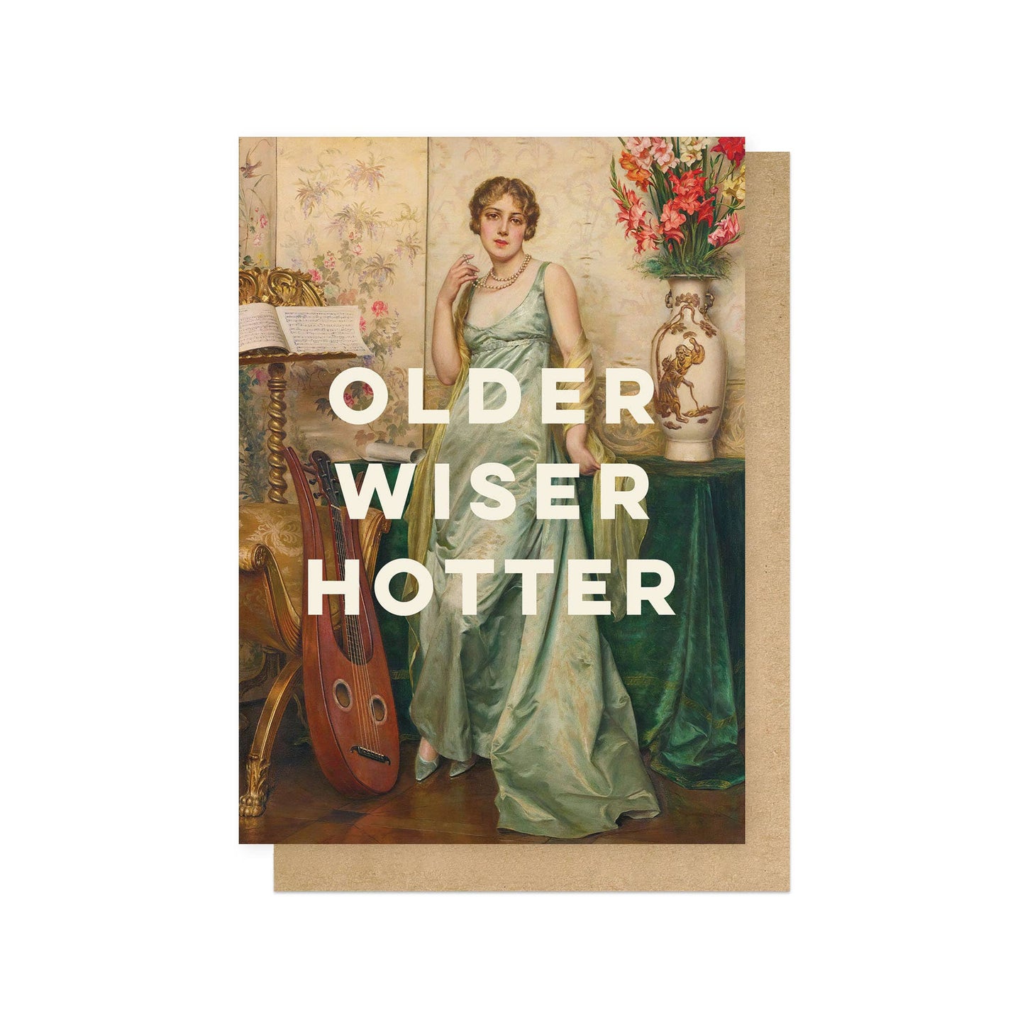 Older Wiser Hotter - Greeting Card
