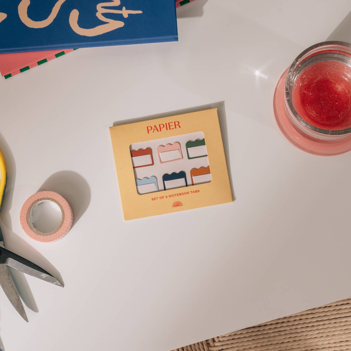 Metal Notebook Tabs, Multicolour - Cloud