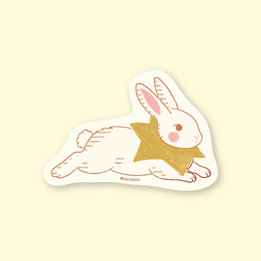 Star Bunny Sticker