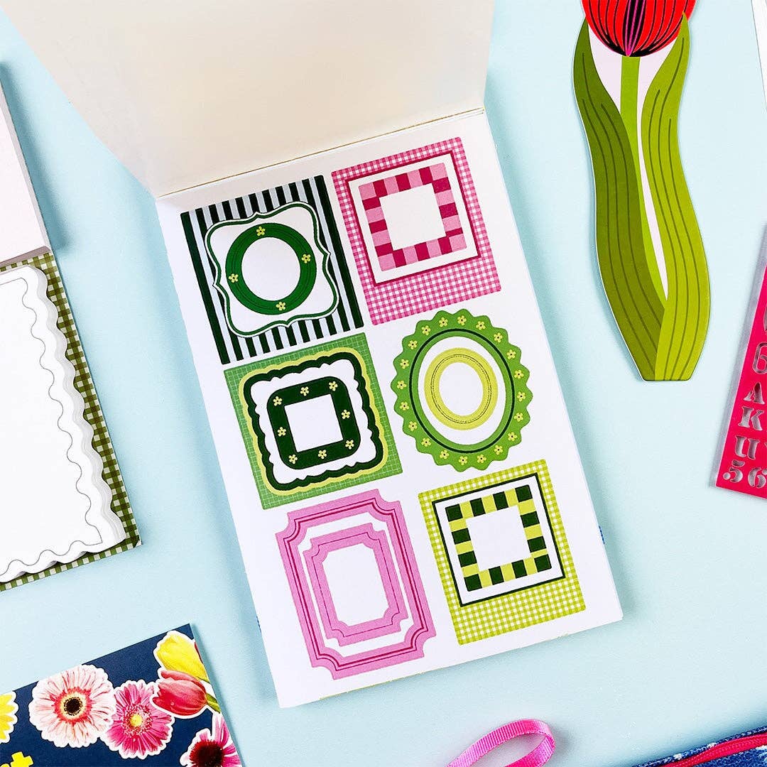 In The Garden - Junk Journal Sticker Book