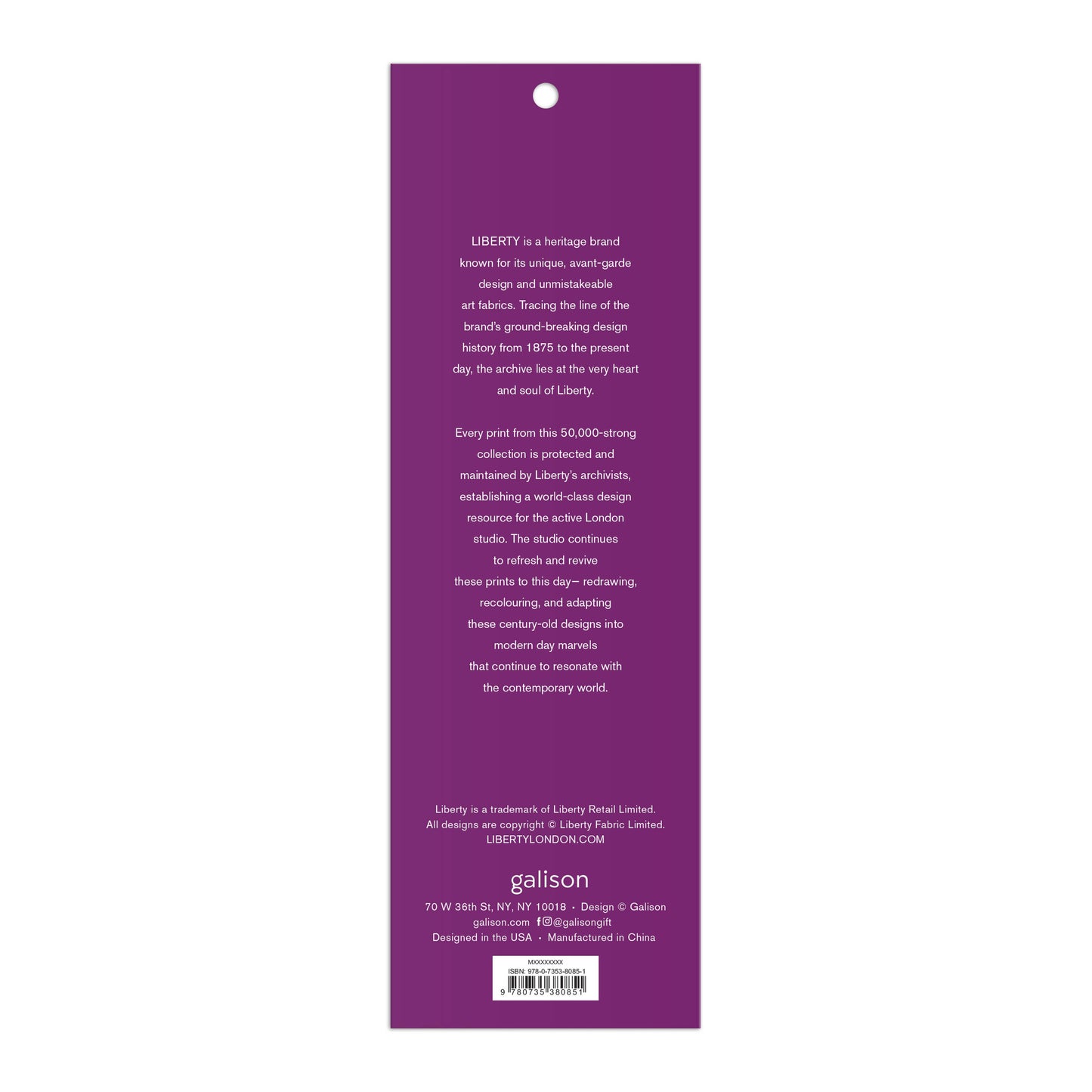 Liberty Magnetic Bookmarks