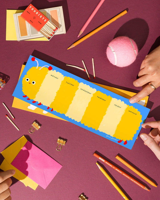 Collin Caterpillar - Weekly Desk Planner