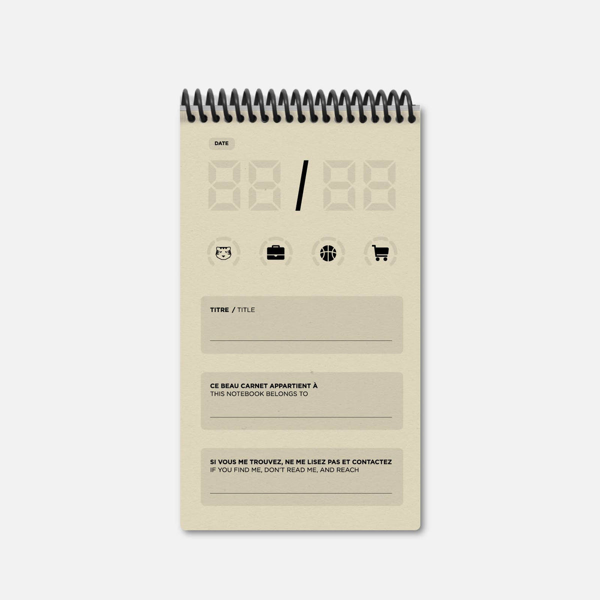 Flip Notepad - Bold Tile