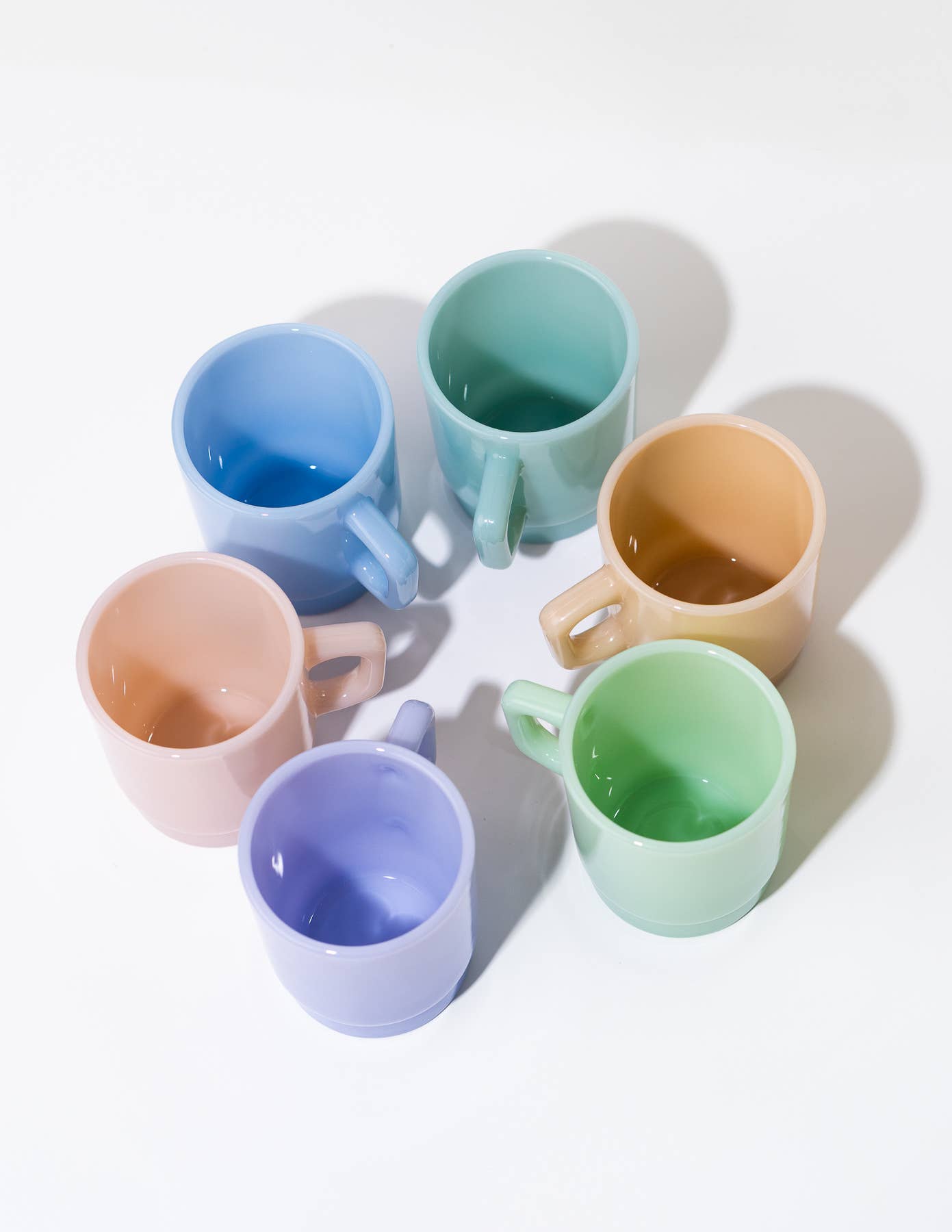Milk Glass Mug