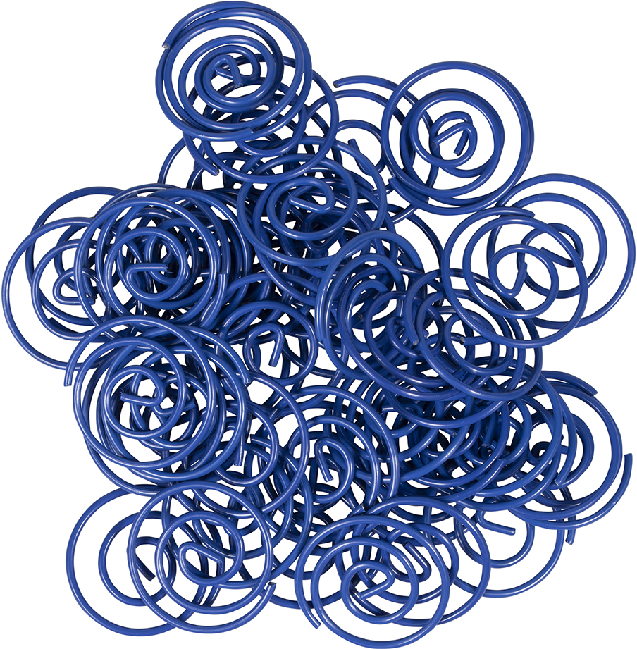 Circular Paper Clips - Dark Blue
