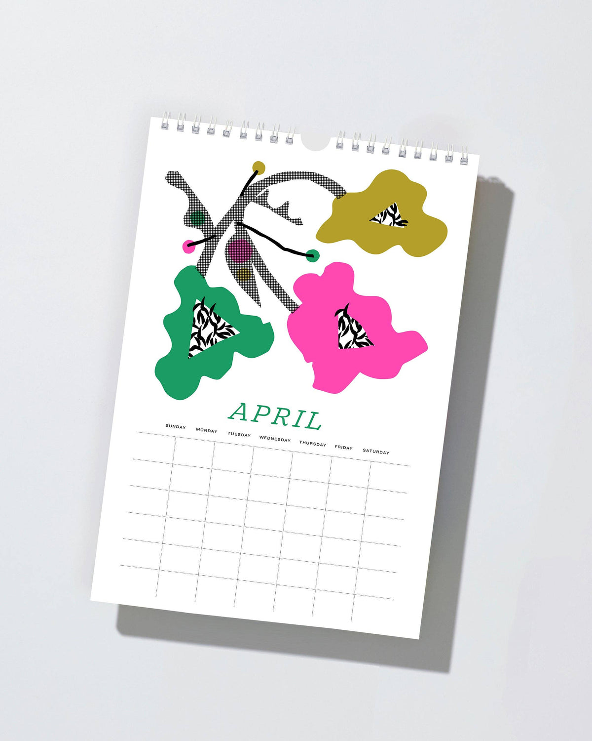2027 Wild Flowers - Risograph Wall Calendar
