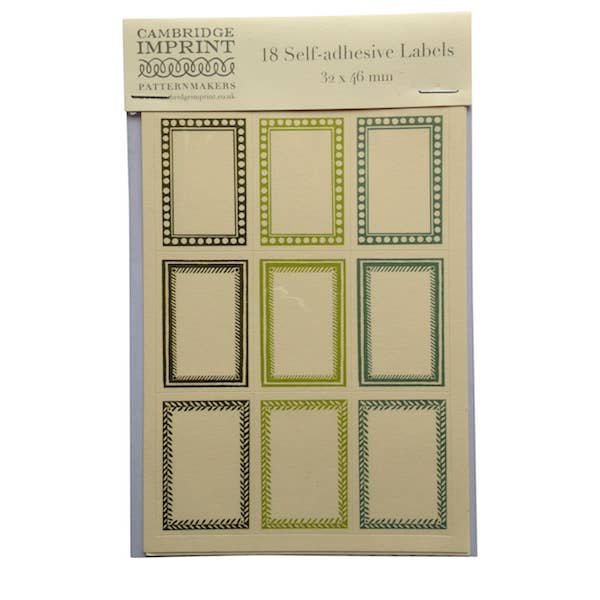 Self-Adhesive Labels - Green