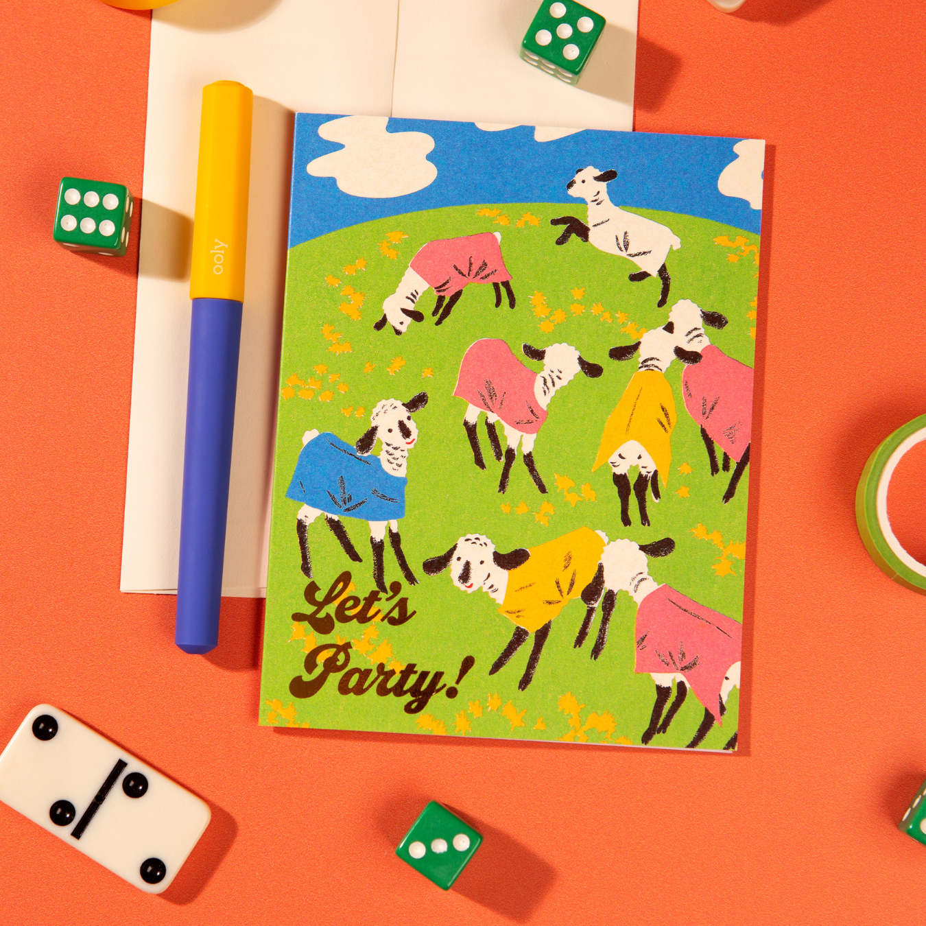 Let’s Party Lambs- Birthday Card