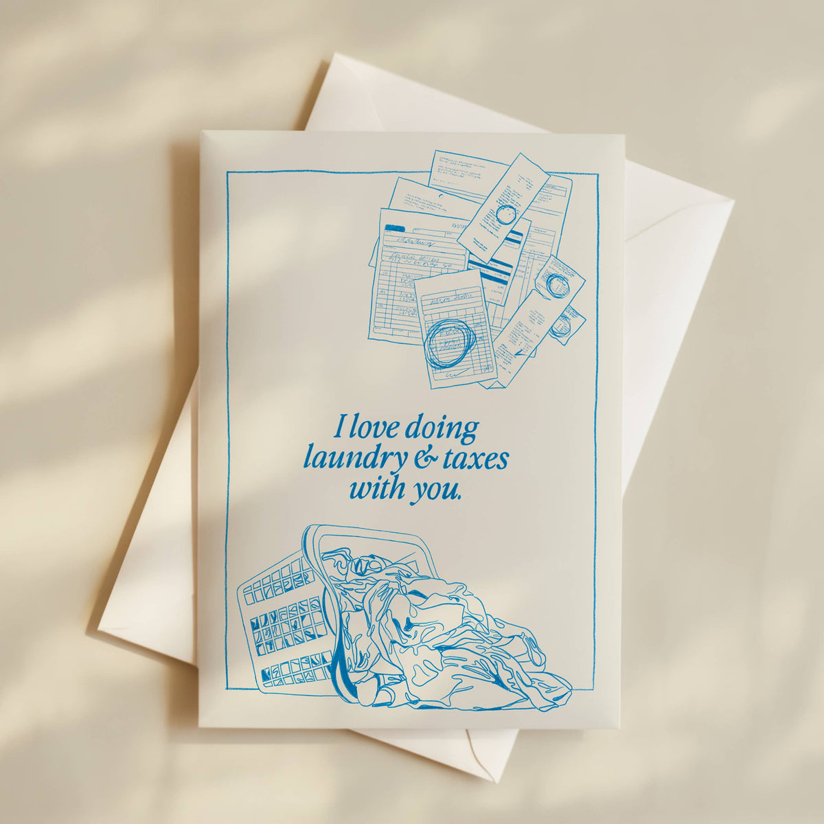 Laundry & Taxes - Love Card