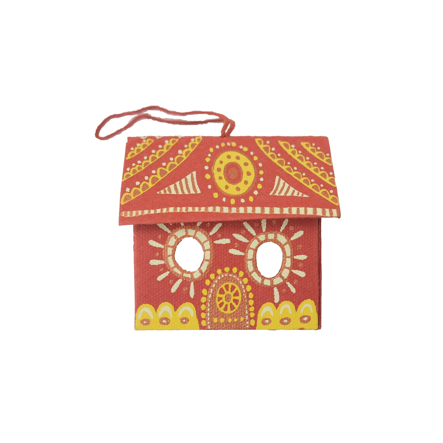 Gingerbread House Screen-Printed Board Ornament