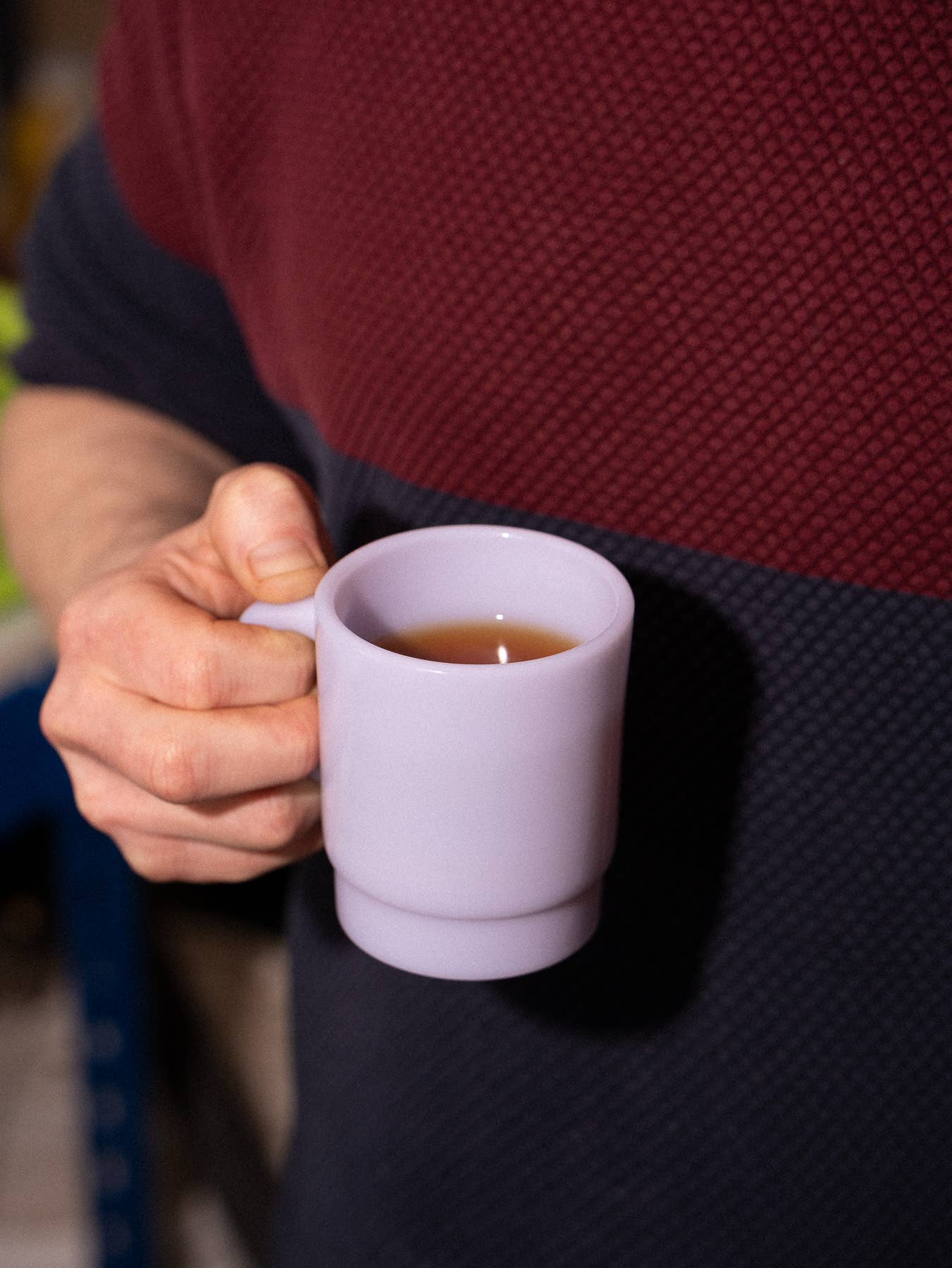 Milk Glass Mug