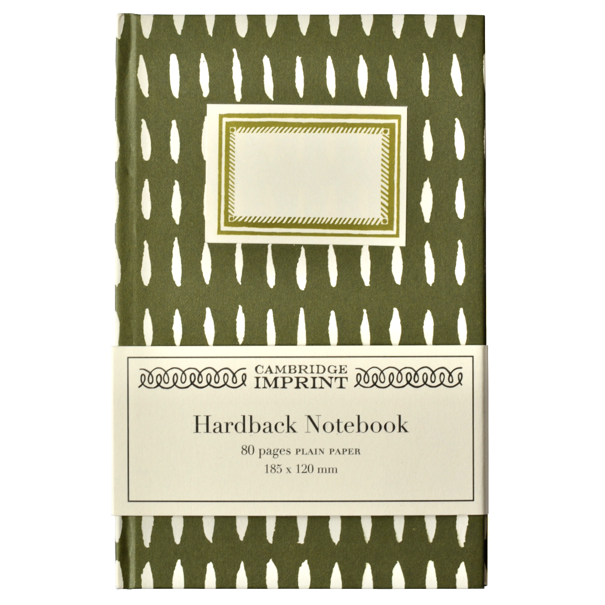 Hardback Notebook - Seed Olive