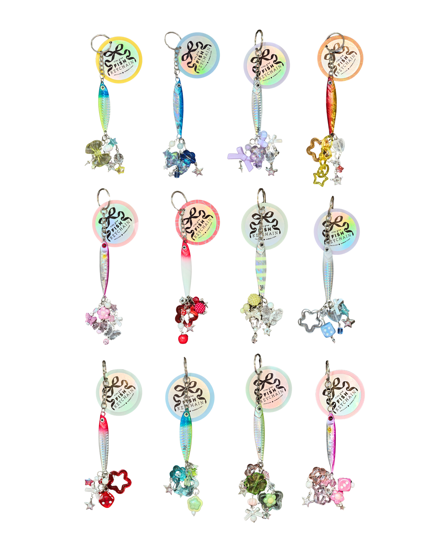 Fish Cluster Keychain