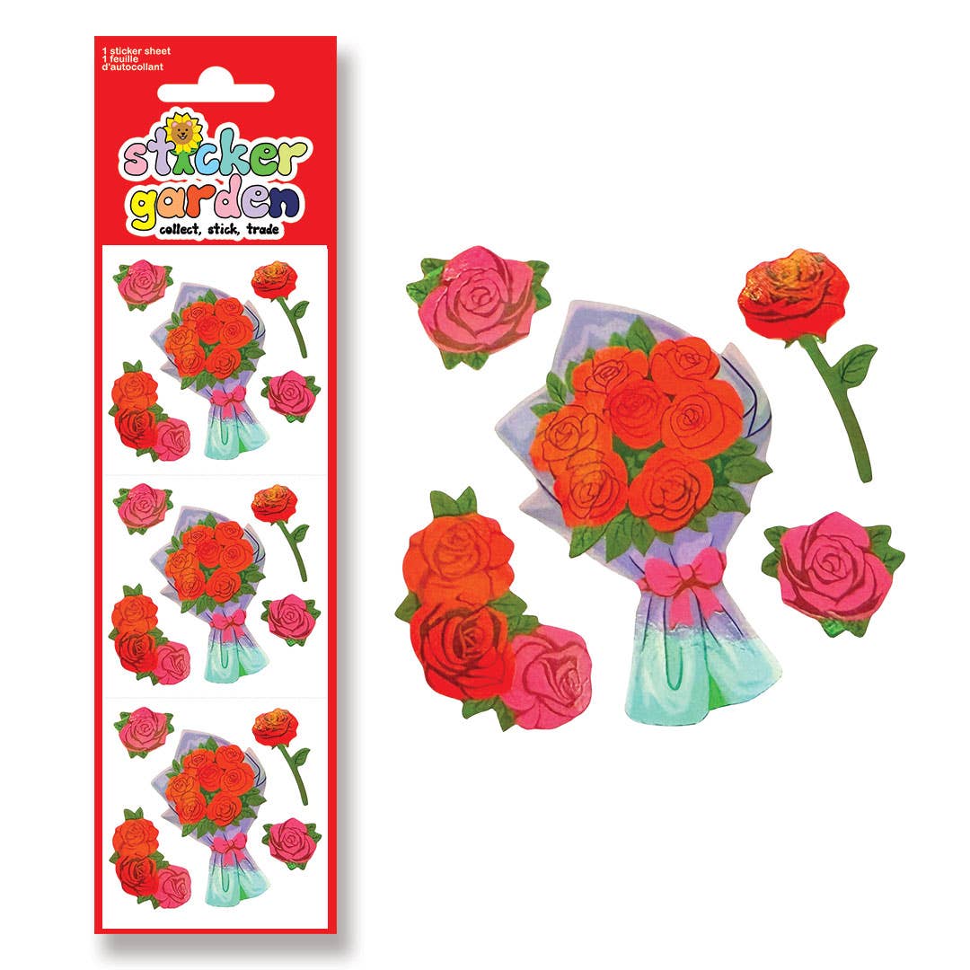 Jewel Roses Sticker Sheet