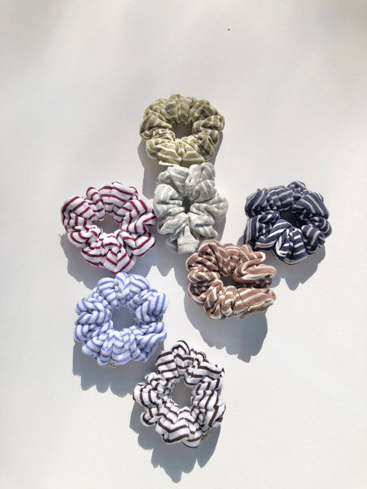 Nova Scotia Towel Scrunchies - Neutral