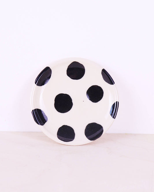 Mini Ceramic Trinket Dish - Polka Dot
