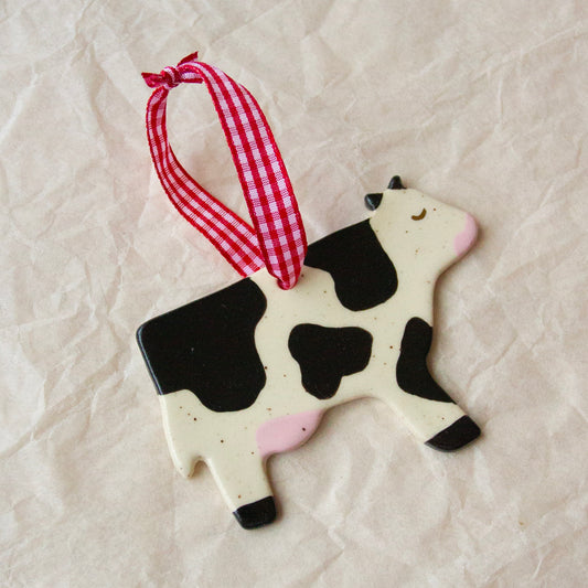 Ceramic Ornament - Cow