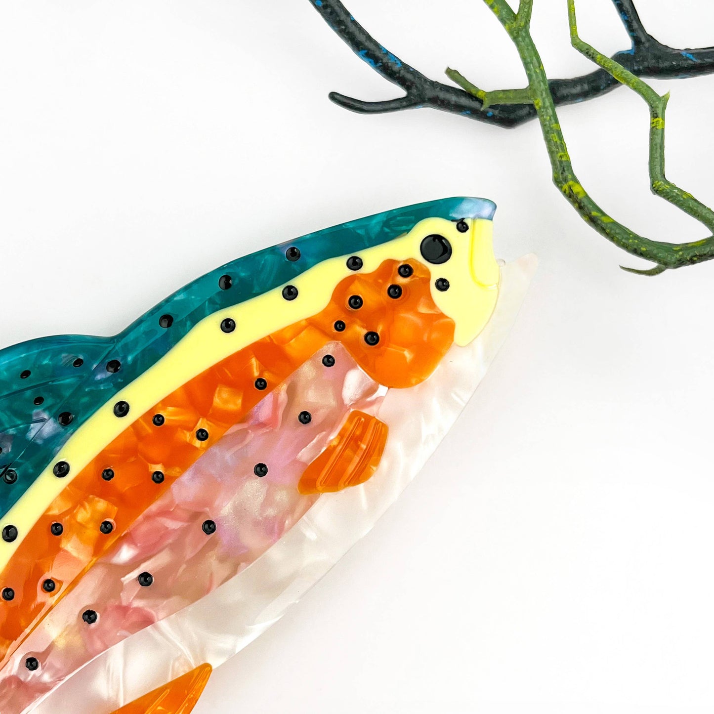 Claw Clip - Rainbow Fish