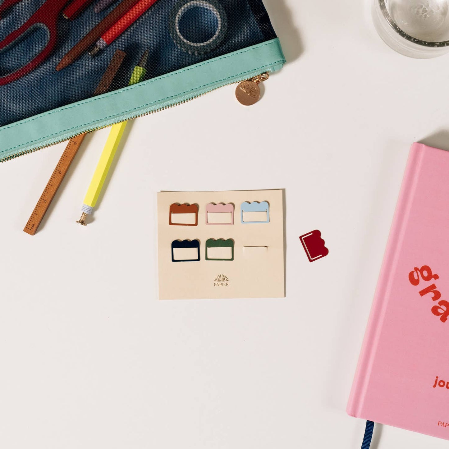 Metal Notebook Tabs, Multicolour - Cloud