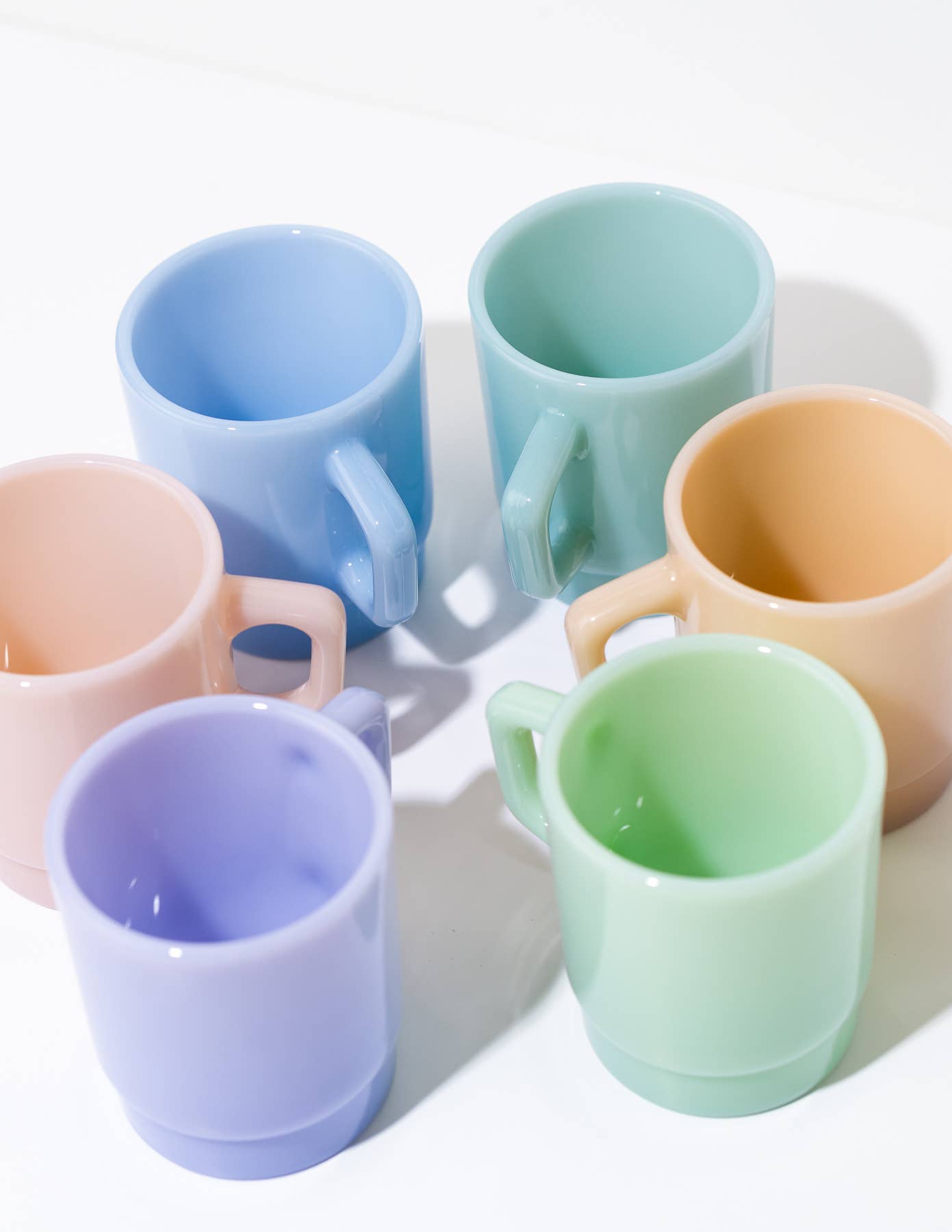 Milk Glass Mug