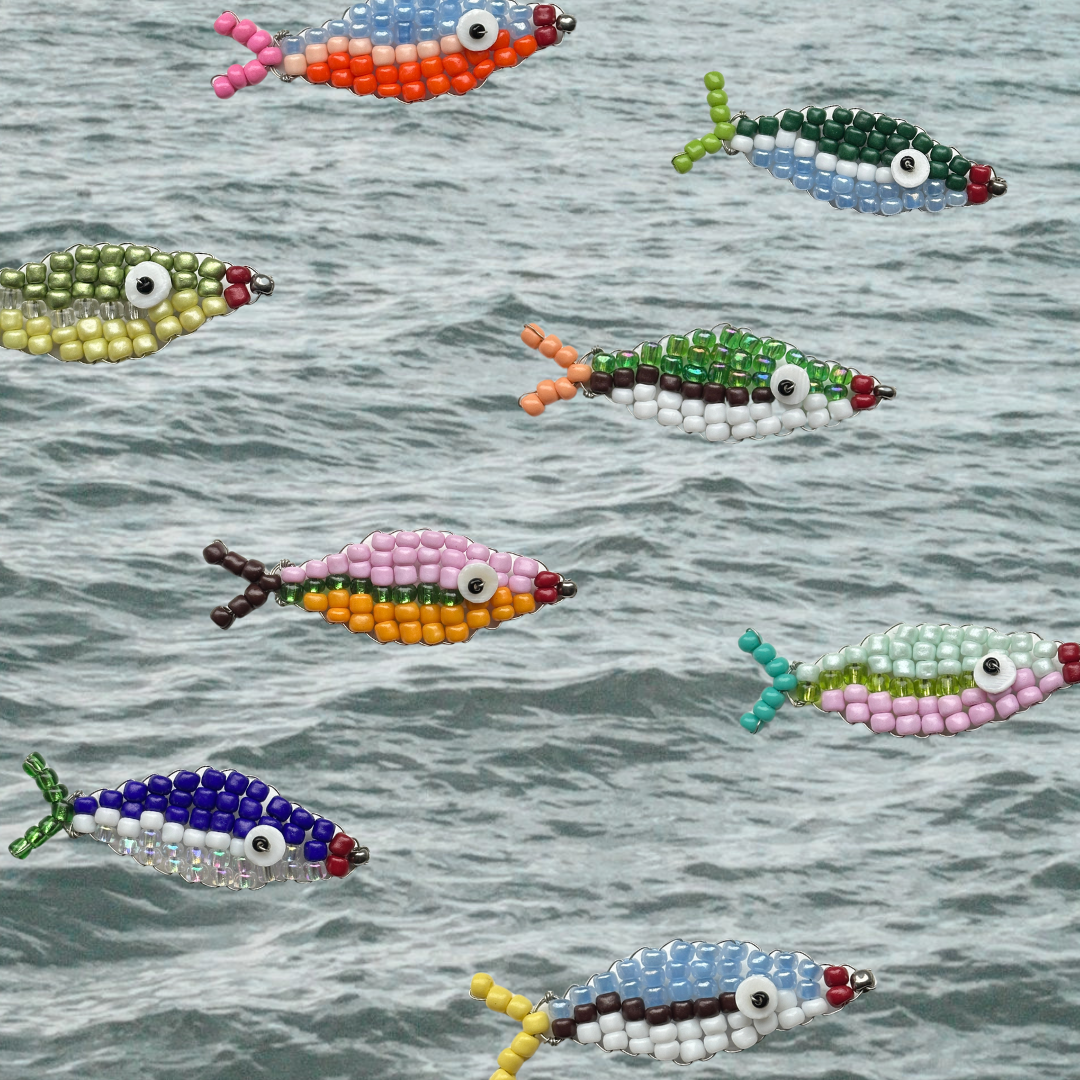 Beaded Fish Charm Craft Kit