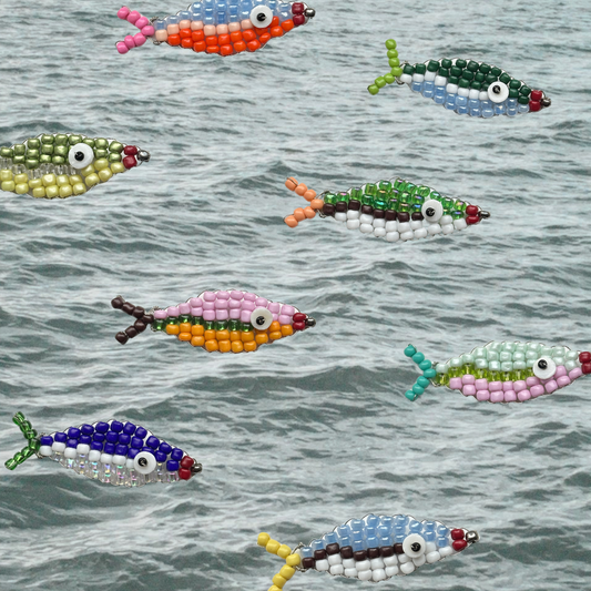 Beaded Fish Charm Craft Kit