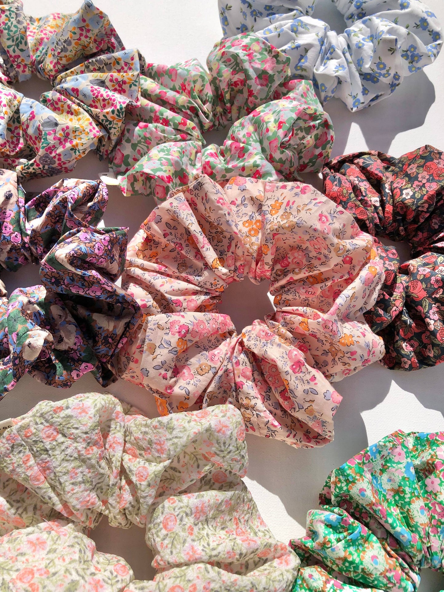 Prince Edward Island Floral Scrunchies