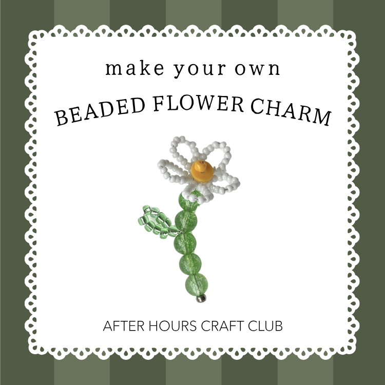 Beaded Flower Charm Craft Kit