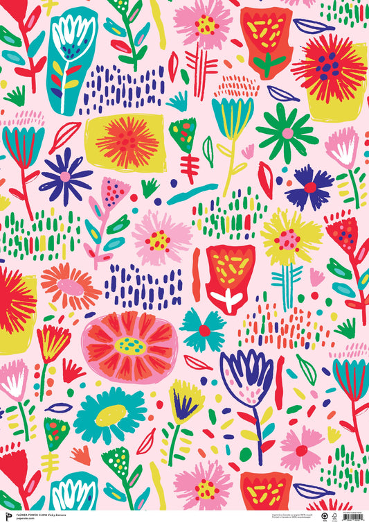 Flower Power – Wrapping Paper