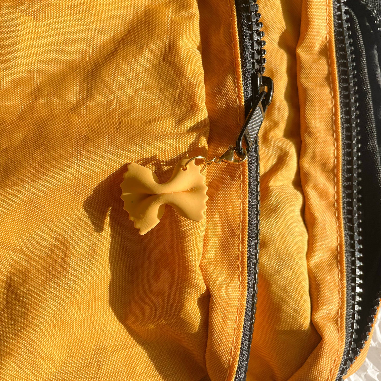 Farfalle Bow Tie Pasta Bag Charm