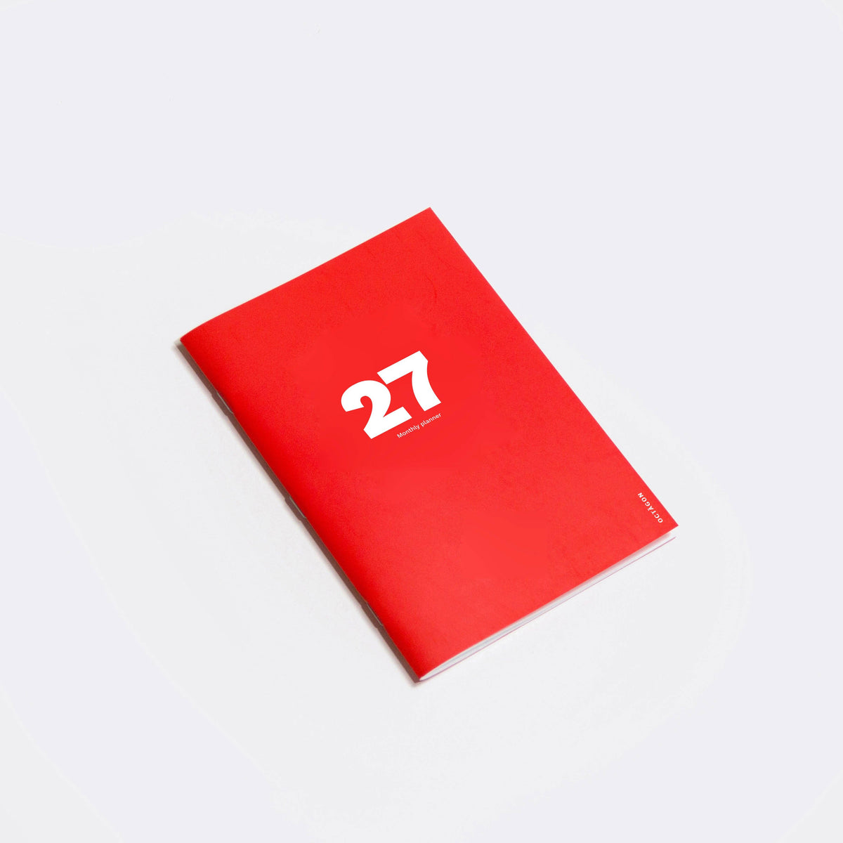 2027 Monthly Planner, Slim - Red