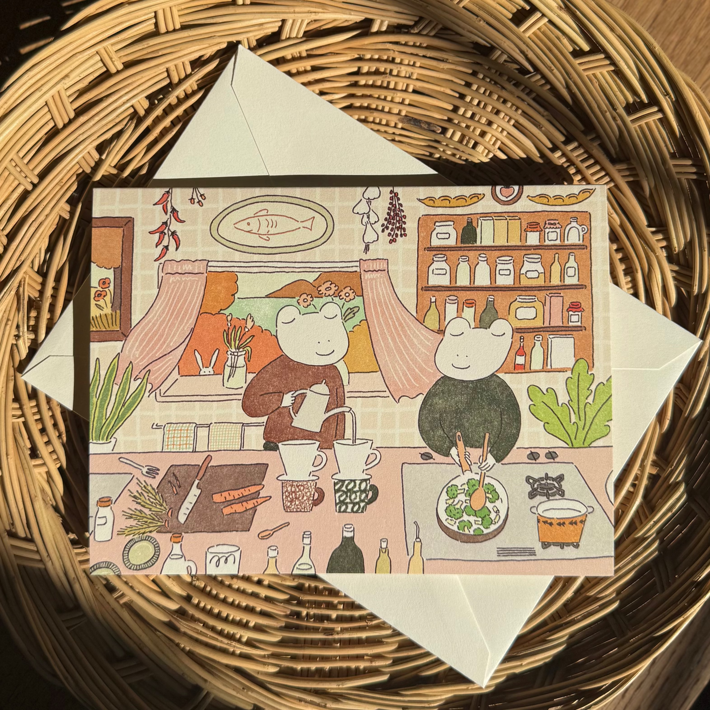 Cozy Kitchen - Just Because Card
