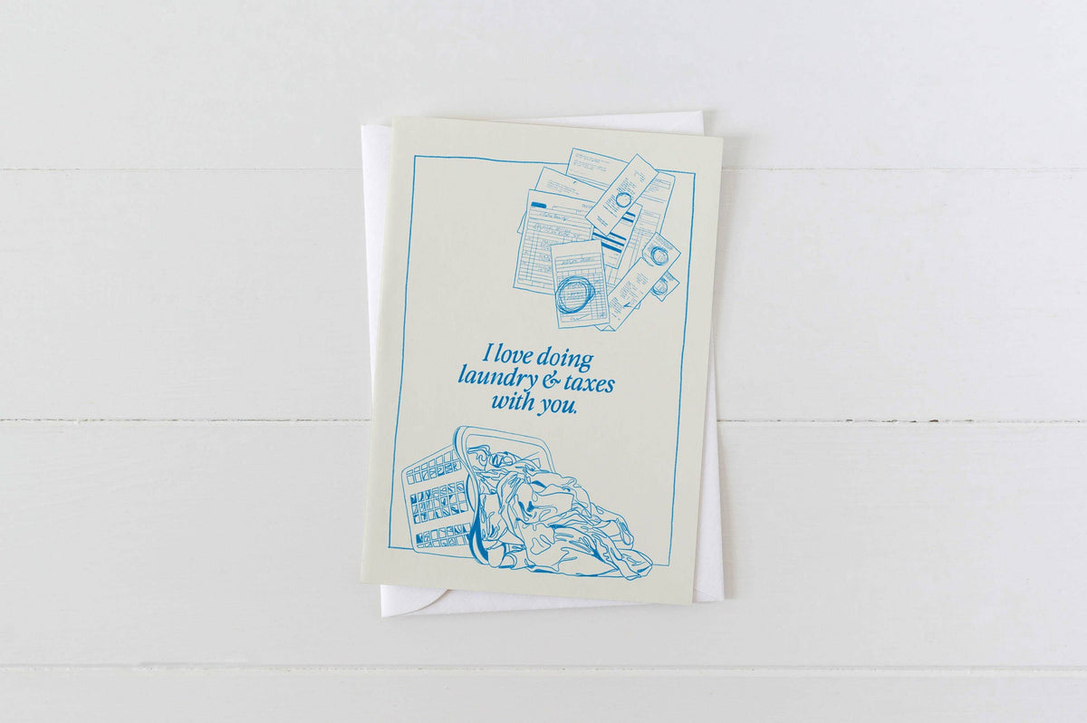 Laundry & Taxes - Love Card