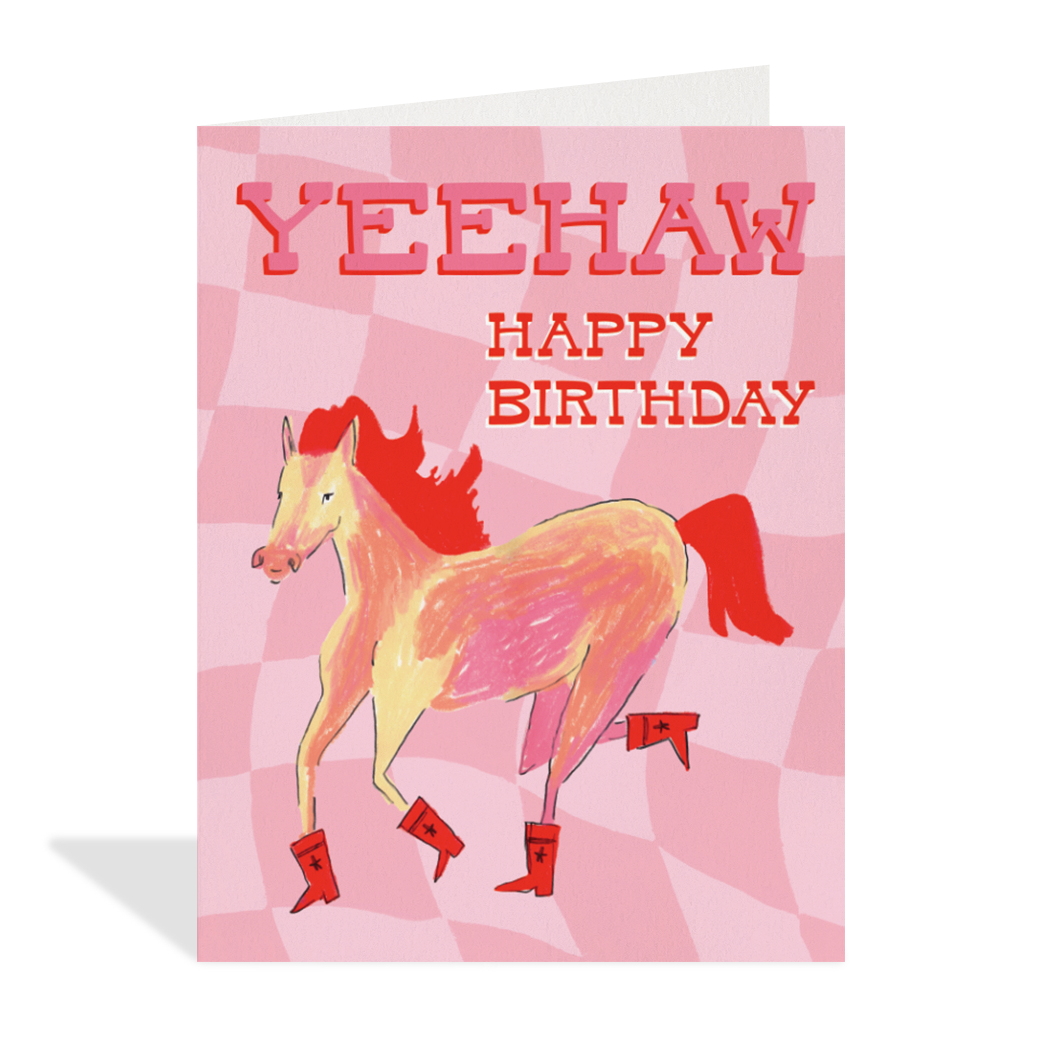 Yeehaw Birthday - Greeting Card