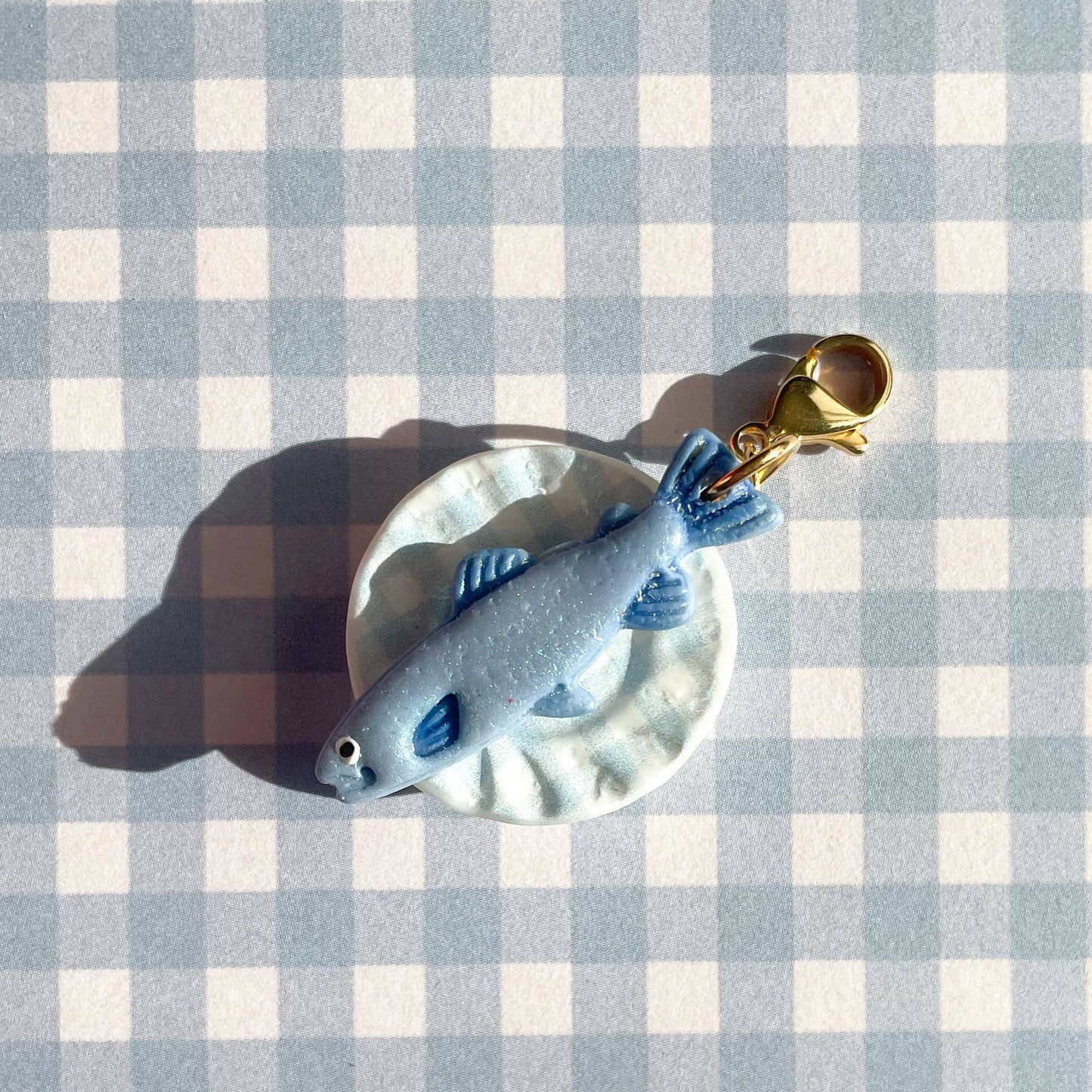 Blue Fancy Fish Bag Charm