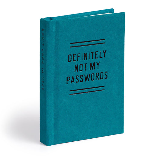 Definitely Not My Passwords - Mini Notebook
