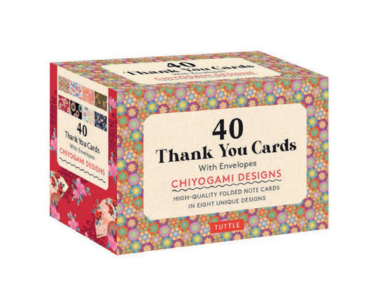 Chiyogami Thank You Cards - Notecard Set