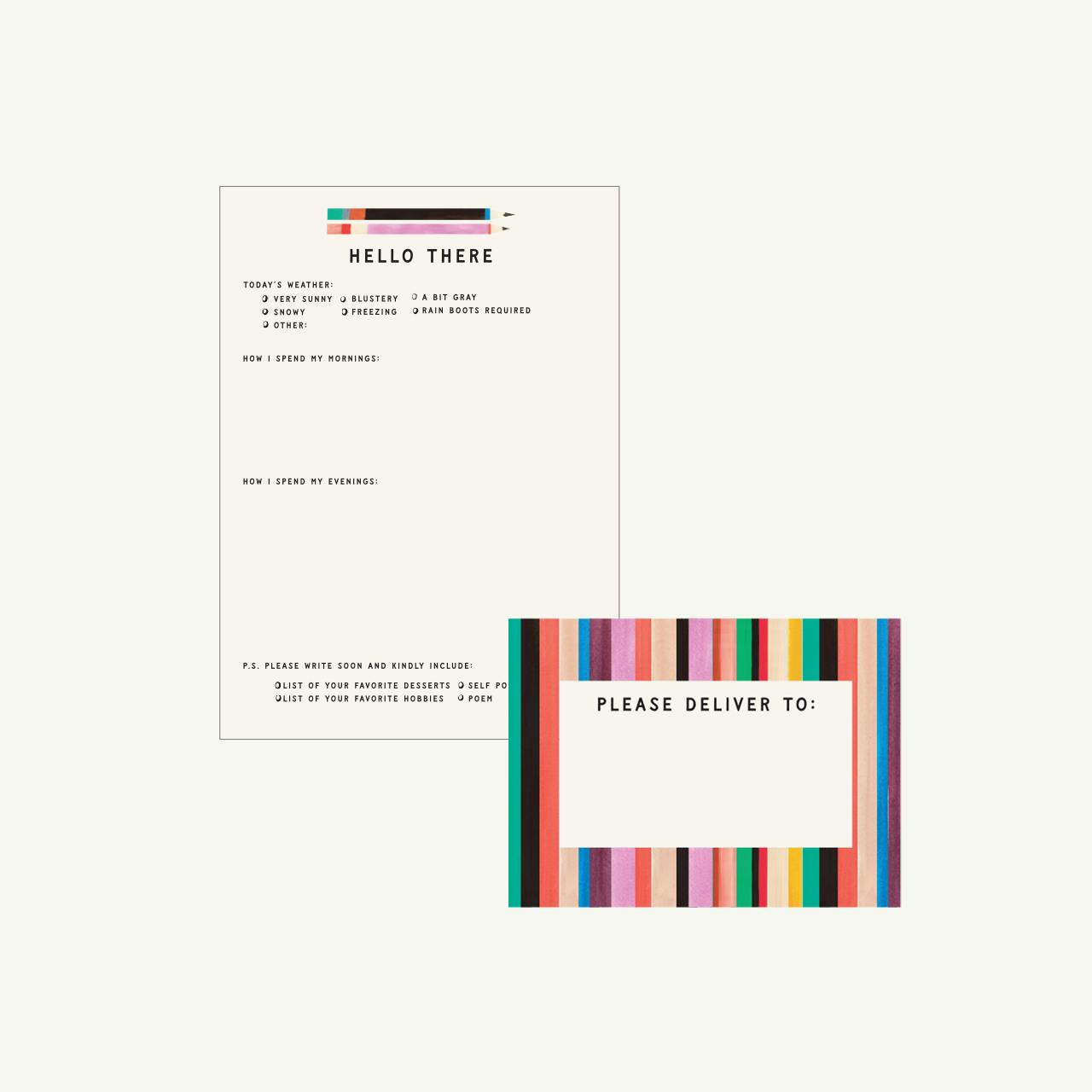 Grandparent & Grandchild Pen Pal Kit