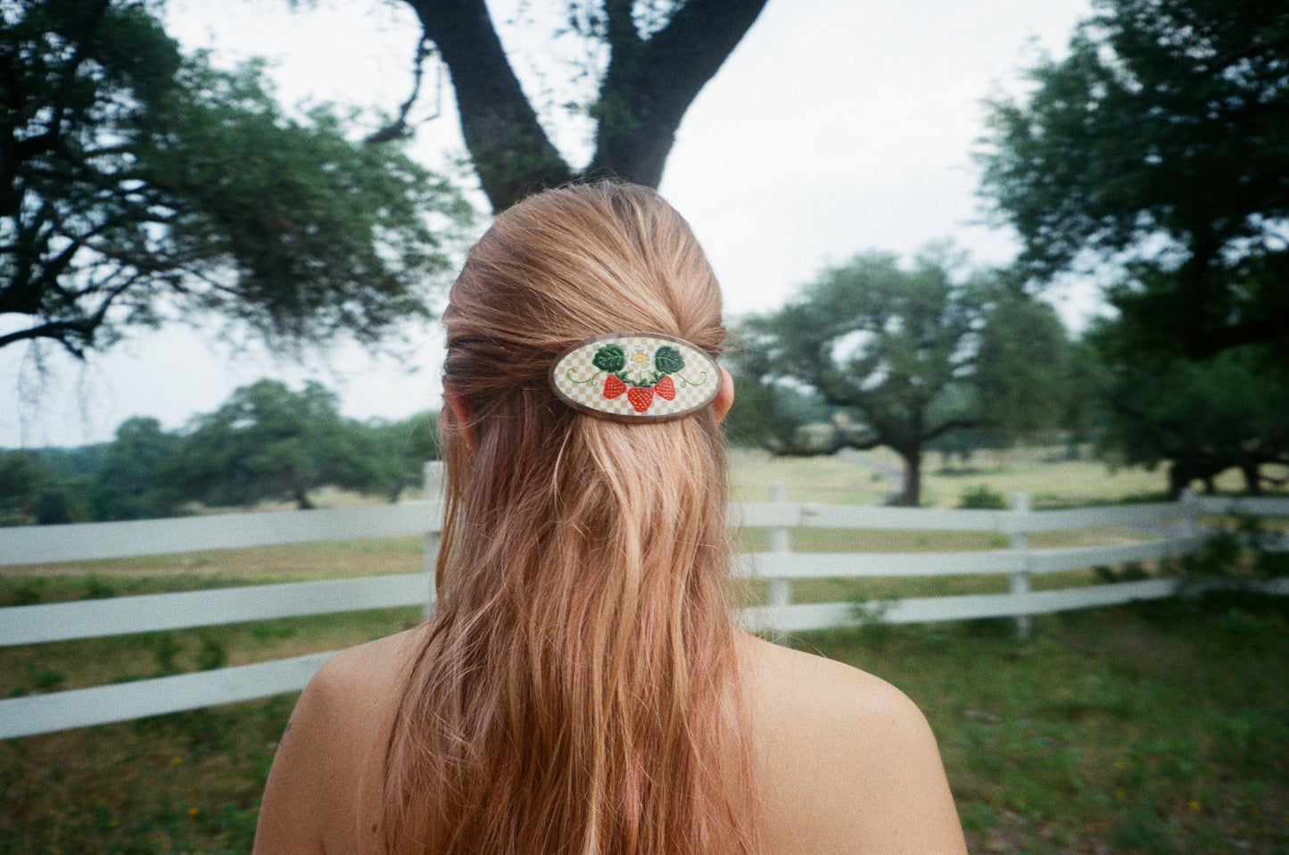 Strawberry Fields - Ponytail Barrette