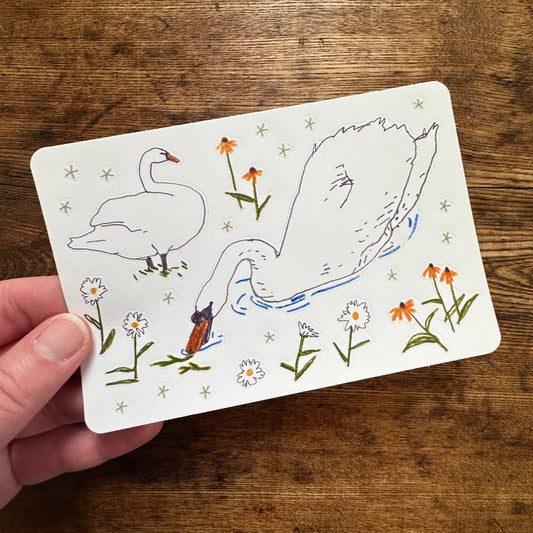 Sticker Sheet - Victoria Park Swan